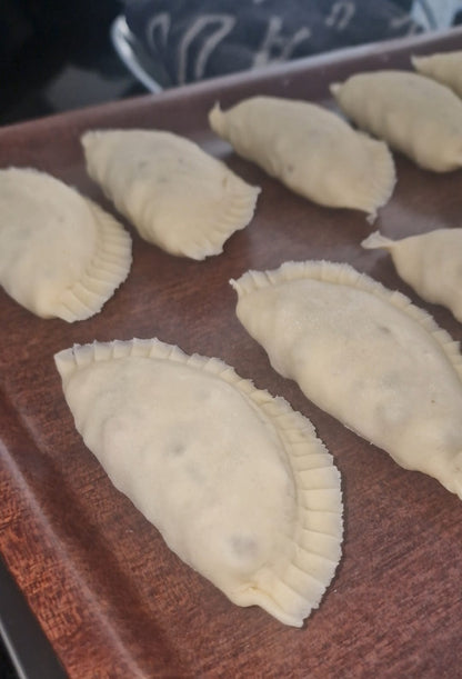 Kip Pastei van huisgemaakt deeg