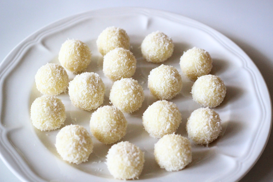 Kokos Laddoo - Zachte zoete ballen