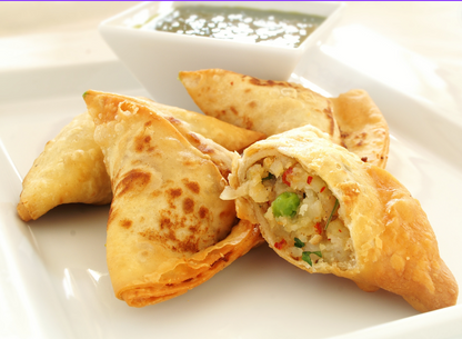 Vegetarische Indiaas Samosa